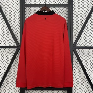 Retro Long Sleeve Manchester United 2013/2014 Home Jersey