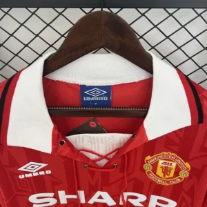 Retro Long Sleeve Manchester United 1992/1994 Home Jersey