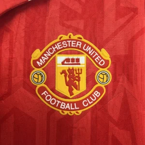Retro Long Sleeve Manchester United 1992/1994 Home Jersey