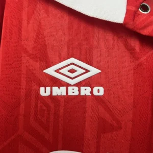 Retro Long Sleeve Manchester United 1992/1994 Home Jersey
