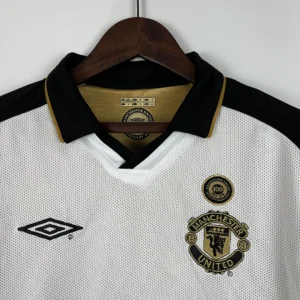 Retro Long Sleeve Manchester united 2001/2002 100th Anniversary Jersey