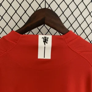 Retro Long Sleeve Manchester united 2007/2008 Champions League version Home Jersey