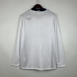 Retro Long Sleeve Manchester united 2007/2008 White Jersey