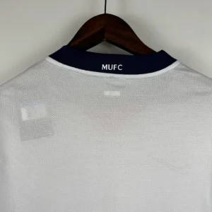 Retro Long Sleeve Manchester united 2007/2008 White Jersey