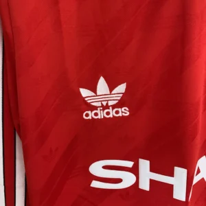 Retro Long Sleeve Manchester united 1986/1988 Home Jersey