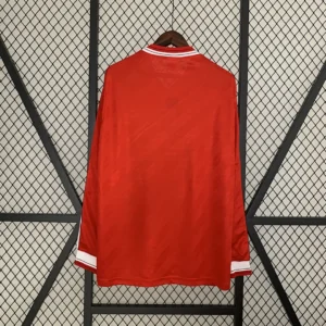 Retro Long Sleeve Manchester united 1986/1988 Home Jersey