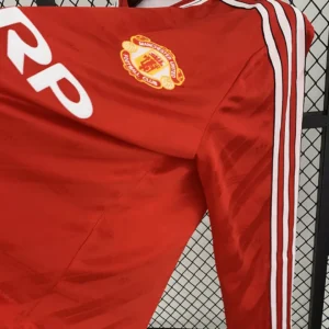 Retro Long Sleeve Manchester united 1986/1988 Home Jersey