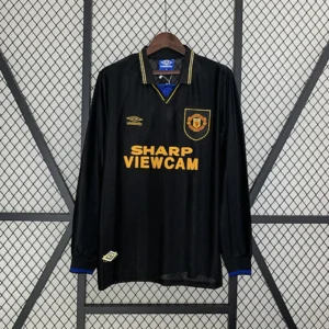 Retro Long Sleeve Manchester united 1993/1995 Away Jersey