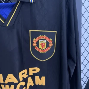 Retro Long Sleeve Manchester united 1993/1995 Away Jersey