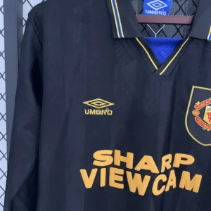 Retro Long Sleeve Manchester united 1993/1995 Away Jersey