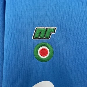 Retro Long Sleeve Napoli 1987/1988 Home Jersey