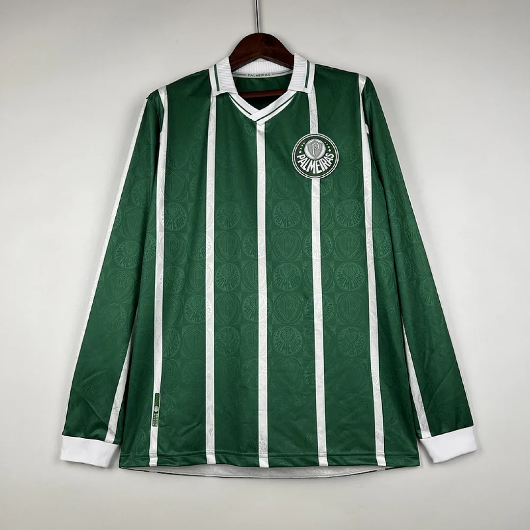 Retro Long Sleeve Palmeiras 1993 Home Jersey