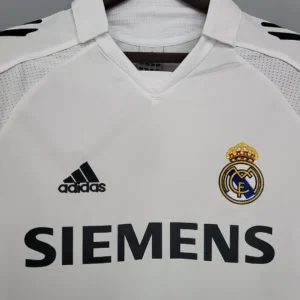 Retro Long Sleeve Real Madrid 2005/2006 Home Jersey