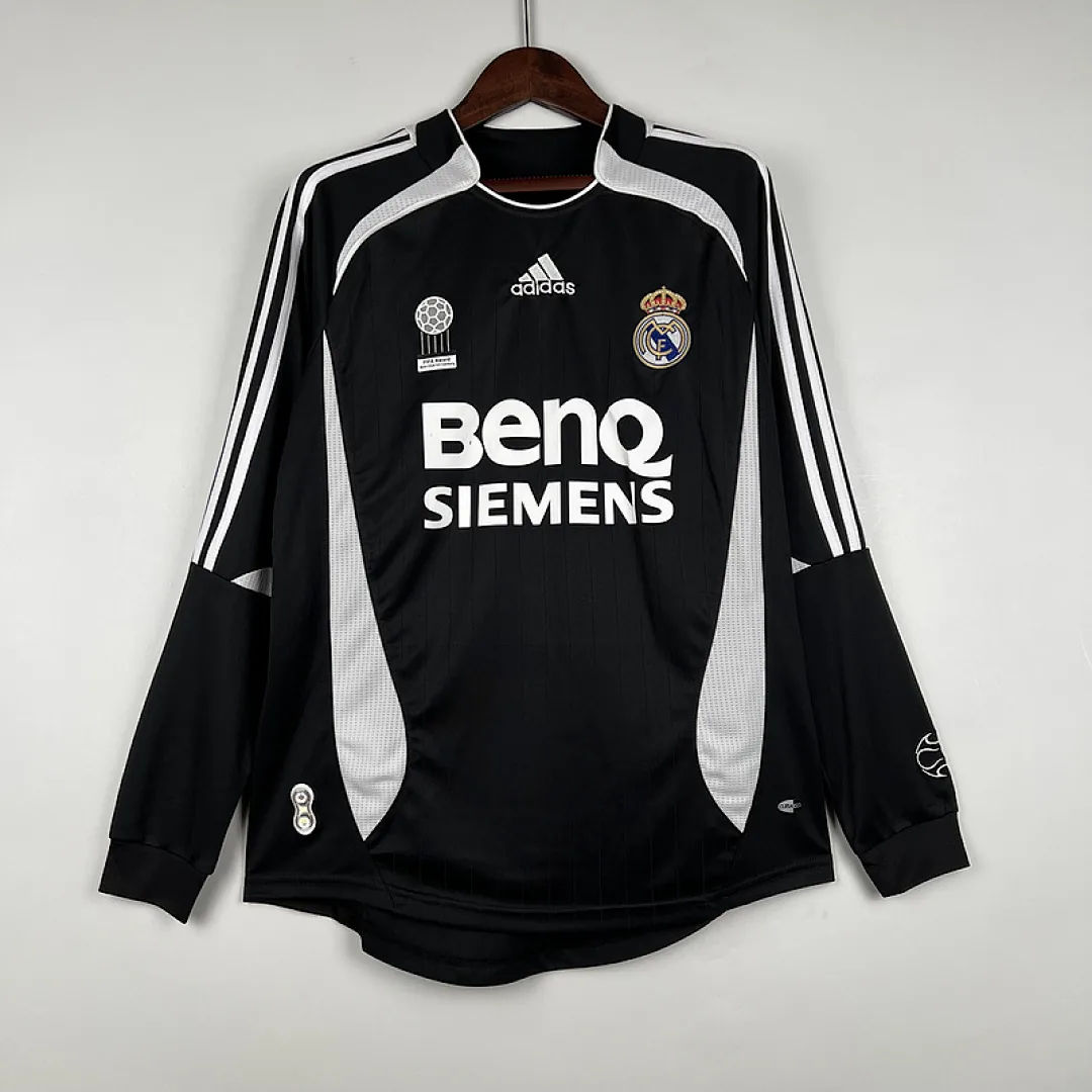 Retro Long Sleeve Real Madrid 2006/2007 Third Jersey