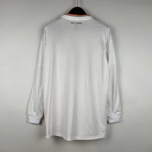 Retro Long Sleeve Real Madrid 2013/2014 Home Jersey