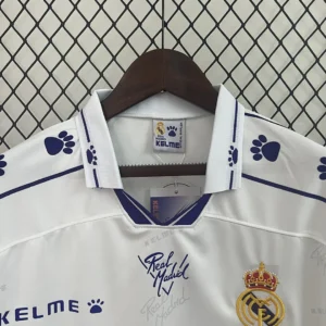 Retro Long Sleeve Real Madrid 1994/1996 Home Jersey