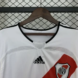 Retro Long Sleeve River Plate 2006/2007 Home Jersey