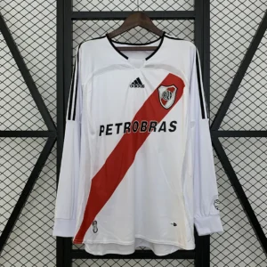 Retro Long Sleeve River Plate 2006/2007 Home Jersey