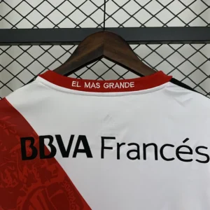 Retro Long Sleeve River Plate 2013/2014 Home Jersey