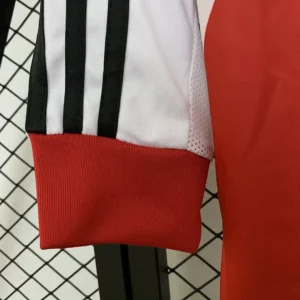 Retro Long Sleeve River Plate 2013/2014 Home Jersey