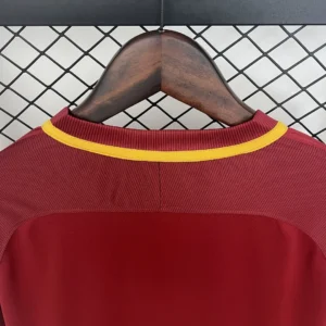 Retro Long Sleeve Roma 2017/2018 Home Jersey