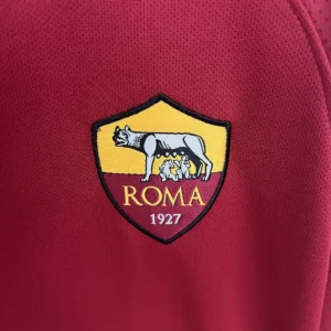 Retro Long Sleeve Roma 2017/2018 Home Jersey