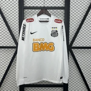 Retro Long Sleeve Santos 2011/2012 Home Jersey