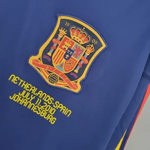 Retro Long Sleeve Spain 2010 Away Jersey