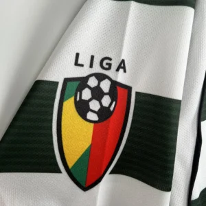 Retro Long Sleeve Sporting Lisbon 2001/2003 Home Jersey