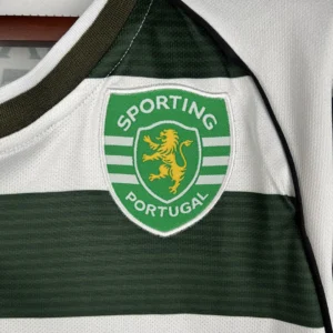 Retro Long Sleeve Sporting Lisbon 2001/2003 Home Jersey