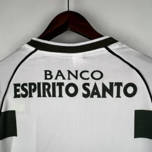 Retro Long Sleeve Sporting Lisbon 2001/2003 Home Jersey