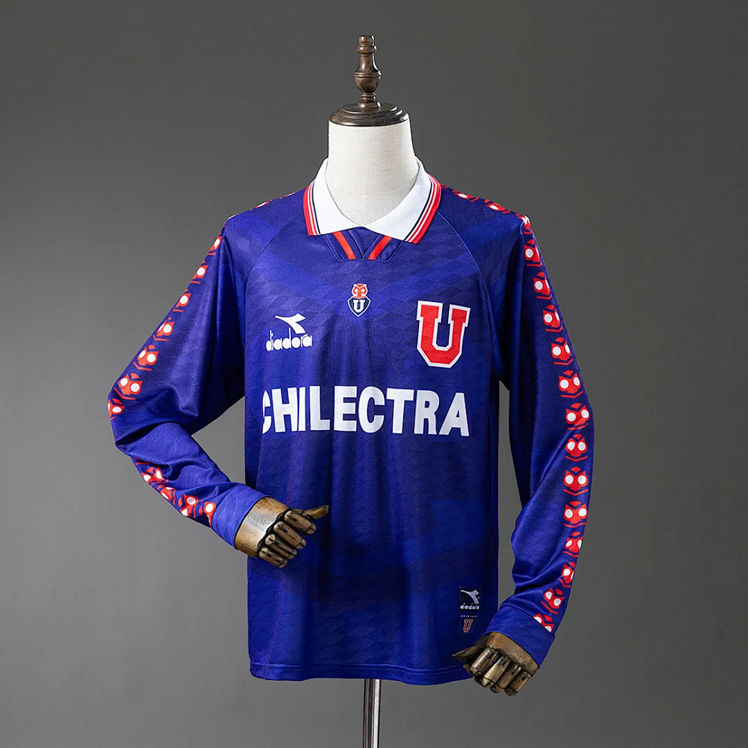 Retro Long Sleeve Universidad de Chile1996 Home Jersey