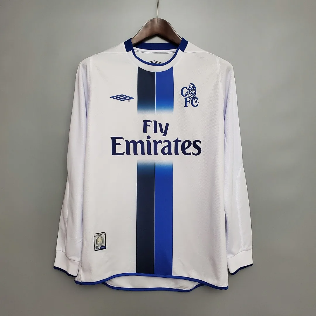 Retro Long Sleeve 03 05 Chelsea Away Jersey