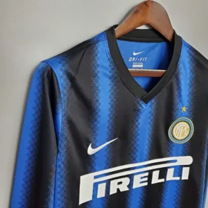 Retro Long Sleeve 2010/2011 Inter Milan Home Jersey