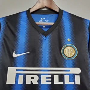 Retro Long Sleeve 2010/2011 Inter Milan Home Jersey