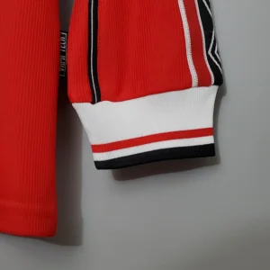 Retro Long Sleeve 1998/1999 Manchester United Home Jersey