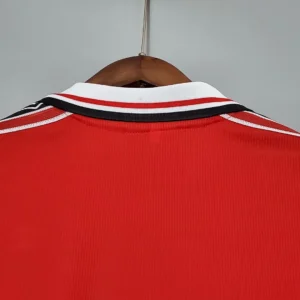 Retro Long Sleeve 1998/1999 Manchester United Home Jersey