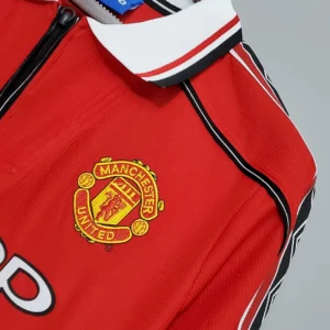 Retro Long Sleeve 1998/1999 Manchester United Home Jersey