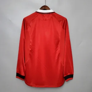 Retro Long Sleeve 1999/2000 Manchester United Champions League version Home Jersey