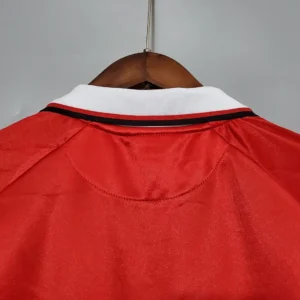 Retro Long Sleeve 1999/2000 Manchester United Champions League version Home Jersey