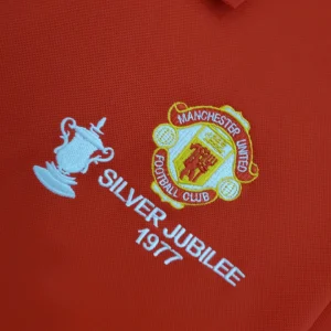 Retro Manchester united 1977 Home Jersey