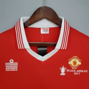 Retro Manchester united 1977 Home Jersey