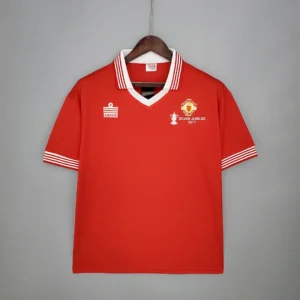 Retro Manchester united 1977 Home Jersey