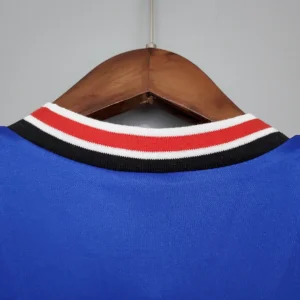 Retro Manchester united 1985/1986 Away blue Jersey