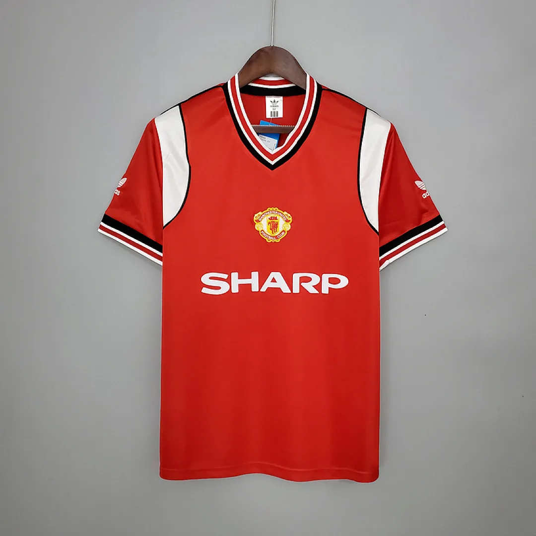Retro Manchester united 1985/1986 Home Jersey