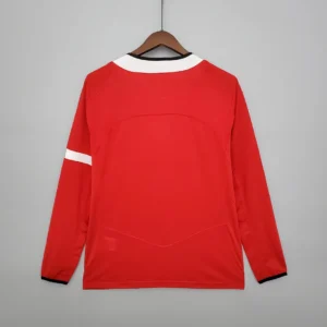 Retro Manchester united Long Sleeve 2004/2006 Home Jersey