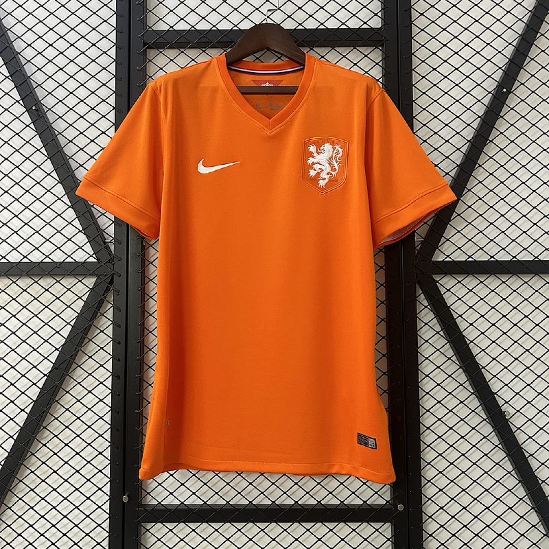 Retro Netherlands 2014 Home Jersey