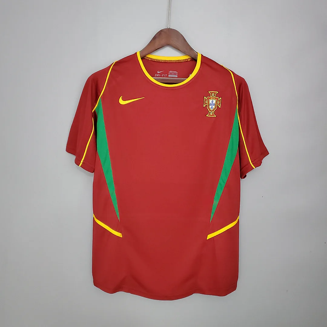 Retro Portugal 2002 Home Jersey