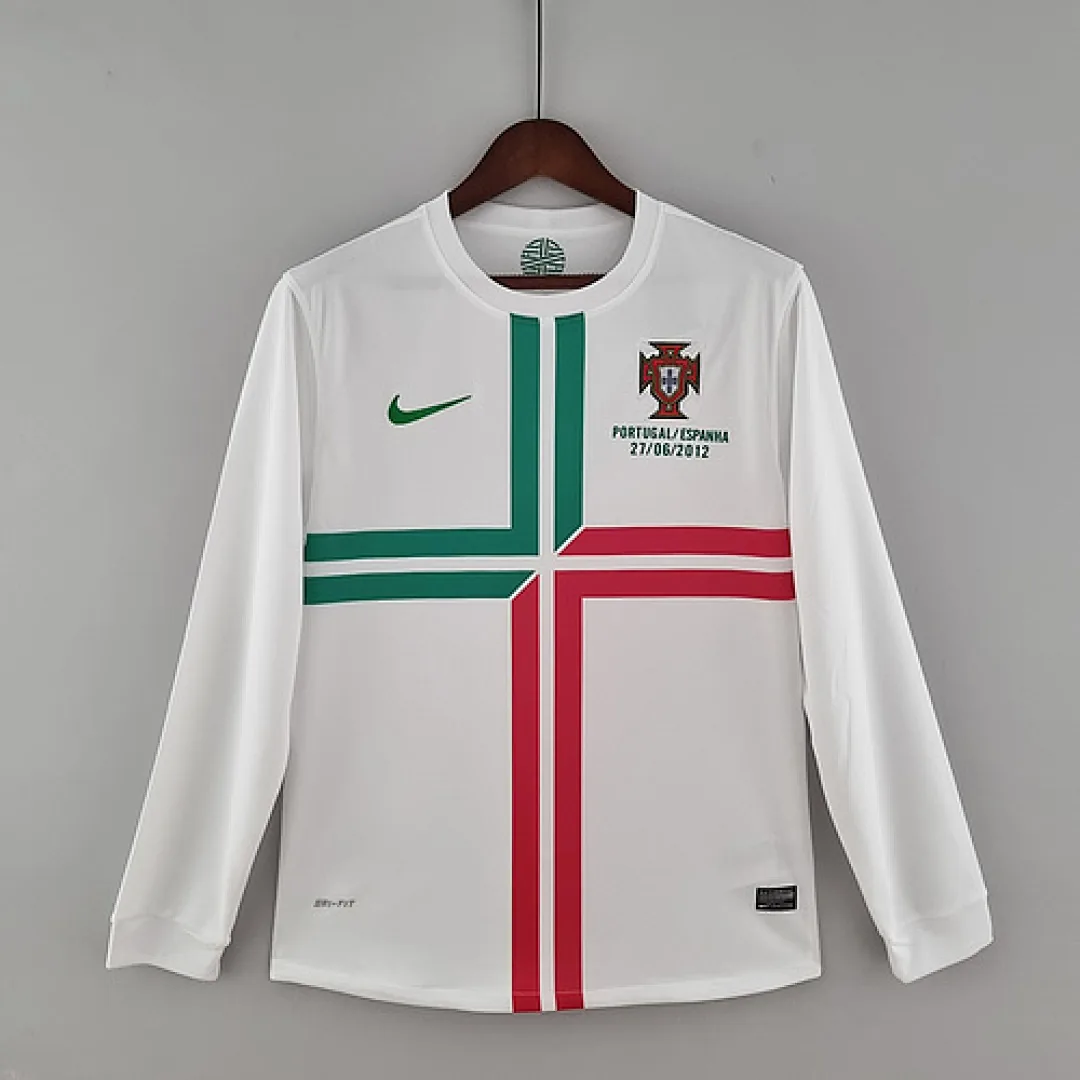 Retro portugal 2012 Long Sleeve Away Jersey