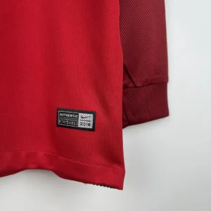 Retro Portugal 2016 Long Sleeve Home Jersey